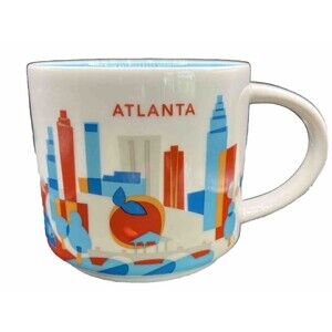 Starbucks Atlanta Mug You Are Here 2017 14 oz